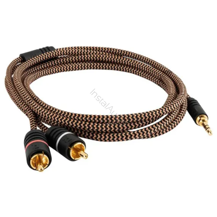 PROSON Arctic Series AUX 3.5mm to 2xRCA - 2.0m - (AR352RCA2) - Mini-Jack 3,5mm - 2RCA