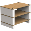 Blok Stax 2G 3 Shelf Collection (Biały / Satin White) - Stolik Audio HiFi - Raty 20x0% - Darmowa dostawa od 50 zł - PayPo - Leasing - Odsłuchy Konin - Specjalna oferta! - 2