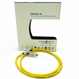 Wireworld Chroma 8 Coaxial Digital Audio Cable - 3.0m - (CRV3.0M-8) - Przewód coaxialny - Raty 0% - Specjalne Kody Rabatowe - Instal Audio Konin