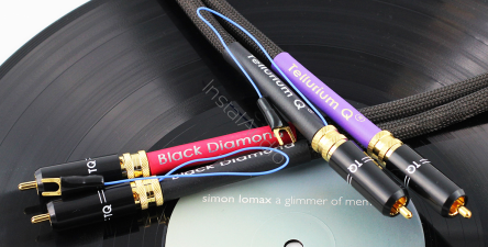 Tellurium Q Black Diamond Tone Arm/Turntable RCA Cable - 2x1.0m - Interkonekt gramofonowy RCA - Raty 0% - Specjalne Kody Rabatowe - Instal Audio Konin