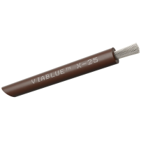 VIABLUE X-25 Silver Single Conductors (L / Brown) - Przewód Zasilający (na metry)