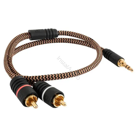 PROSON Arctic Series AUX 3.5mm to 2xRCA - 0.5m - (AR352RCA05) - Mini-Jack 3,5mm - 2RCA - Raty 20x0% - Darmowa dostawa od 50 zł - PayPo - Leasing - Odsłuchy Konin - Specjalna oferta!