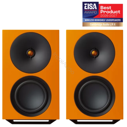 Cambridge Audio L/R X (Orange / Pomarańczowy) - Zaawansowane Aktywne Głośniki Stereo