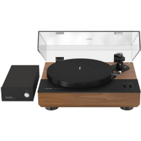 Unitra Gramofon z napędem bezpośrednim GSH-801 Edmund (Czarny / Orzech amerykański)