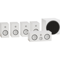 Monitor Audio Silver 50 5.1 AV System 8G (Satin White / Biały Satyna) - Zestaw Kolumn Kina Domowego 5.1