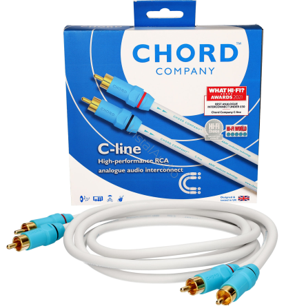 Chord Company C-line Analogue RCA (v2) (ARAY) - 2x0.5m - (2RCA-2RCA) - Nowe wtyki - Specjalne Kody Rabatowe - Instal Audio Konin