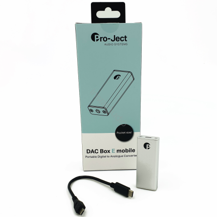 Pro-Ject Dac Box E mobile Silver - Raty 20x0% - Darmowa dostawa od 50 zł - PayPo - Leasing - Odsłuchy Konin - Specjalna oferta!
