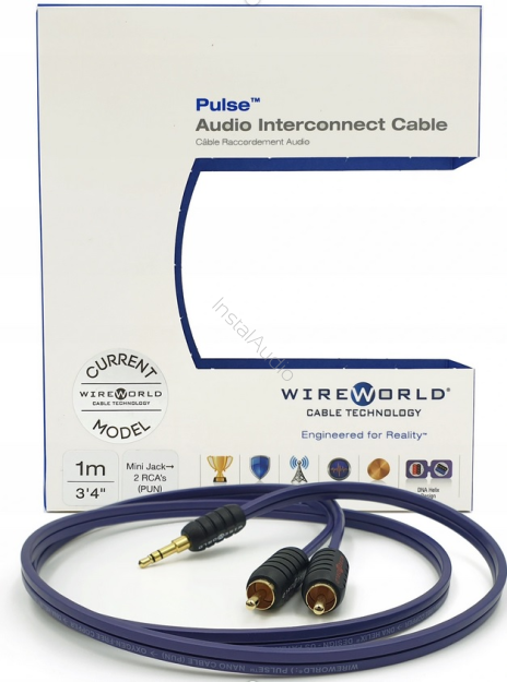 Wireworld Pulse (PUN) - 2.0m - (PUN2.0M) - mini jack 3,5 mm - 2xRCA - Raty 20x0% - Darmowa dostawa od 100 zł - PayPo - Leasing - Odsłuchy Konin - Specjalna oferta!