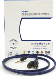 Wireworld Pulse (PUN) - 2.0m - (PUN2.0M) - mini jack 3,5 mm - 2xRCA - Raty 20x0% - Darmowa dostawa od 50 zł - PayPo - Leasing - Odsłuchy Konin - Specjalna oferta!
