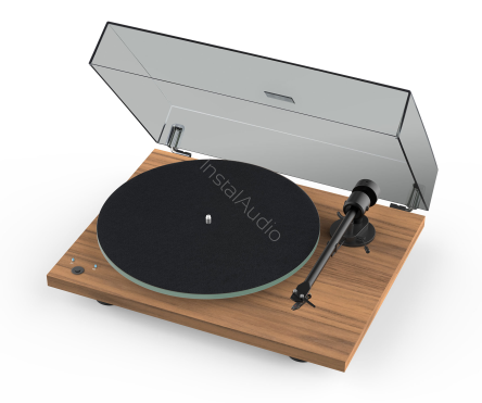 Pro-Ject T1 Phono SB (Walnut / Orzech) - Gramofon z wkładką Ortofon OM5e i przedwzmacniaczem gramofonowym  - Raty 0% - Specjalne Kody Rabatowe - Instal Audio Konin