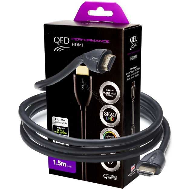 QED Performance Ultra High Speed HDMI 2.1 - 1.5m - (QE6032) - Raty 20x0% - Darmowa dostawa od 100 zł - PayPo - Leasing - Odsłuchy Konin - Specjalna oferta!