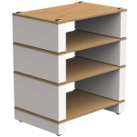 Blok Stax 2G 4 Shelf Collection (Biały / Satin White) - Stolik Audio HiFi - Raty 20x0% - Darmowa dostawa od 100 zł - PayPo - Leasing - Odsłuchy Konin - Specjalna oferta! - 2