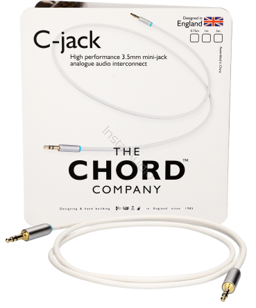 Chord Company C-jack Jack stereo 3.5mm - 1.0m - Jack stereo 3.5mm - Raty 0% - Specjalne Kody Rabatowe - Instal Audio Konin