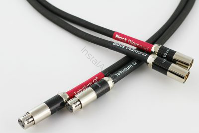 Tellurium Q Black Diamond XLR Cable - 2x1.0m - Interkonekt analogowy XLR - Raty 0% - Specjalne Kody Rabatowe - Instal Audio Konin