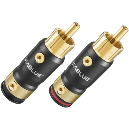 VIABLUE T8 RCA Plugs (Screw) - Wtyki RCA ze śrubowym mocowaniem (2 szt.)