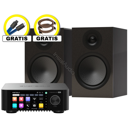 EverSolo PLAY / CD Edition + Monitor Audio Silver 100 7G LE (Gratis Proson i Wireworld) - Kompletny Zestaw Stereo (All-in-One)