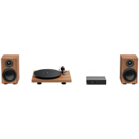 Pro-ject Colourful Audio System 2 (Walnut / Orzech) - Kompletny Gramofonowy System Stereo - Raty 20x0% - Darmowa dostawa od 100 zł - PayPo - Leasing - Odsłuchy Konin - Specjalna oferta!