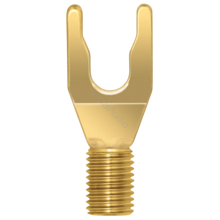 Wireworld Uni-Term Gold Spade for exchange - Wtyk widełkowy do wymiany (1 sztuka) - Raty 20x0% - Darmowa dostawa od 50 zł - PayPo - Leasing - Odsłuchy Konin - Specjalna oferta!