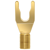Wireworld Uni-Term Gold Spade for exchange - Wtyk widełkowy do wymiany (1 sztuka) - Raty 20x0% - Darmowa dostawa od 100 zł - PayPo - Leasing - Odsłuchy Konin - Specjalna oferta!
