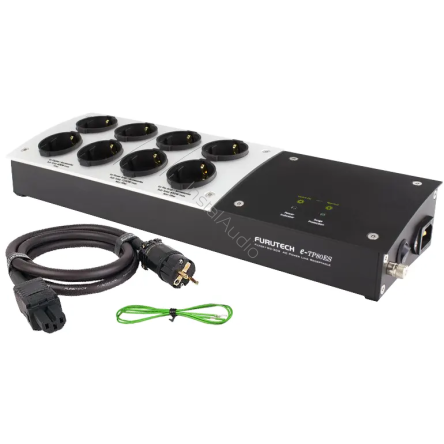 Furutech e-TP80ES (G) - Listwa zasilająca + Przewód zasilający Furutech 1.8m i Przewód uziemiający - Raty 20x0% - Darmowa dostawa od 100 zł - PayPo - Leasing - Odsłuchy Konin - Specjalna oferta!