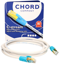 Chord Company C-stream v2 - 5.0m - Nowe wtyki - Przewód Ethernet (RJ-45) - Specjalne Kody Rabatowe - Instal Audio Konin
