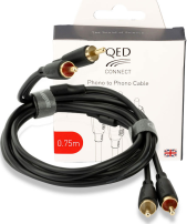 QED Connect Phono to Phono - 2x0.75m - (QE8101) - Raty 20x0% - Darmowa dostawa od 100 zł - PayPo - Leasing - Odsłuchy Konin - Specjalna oferta!