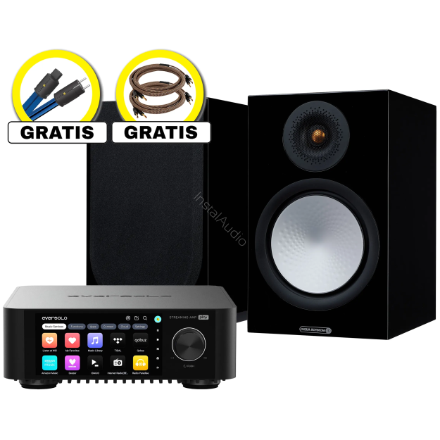 EverSolo PLAY / CD Edition + Monitor Audio Silver 100 7G (Gratis Proson i Wireworld) - Kompletny Zestaw Stereo (All-in-One) - Raty 20x0% - Darmowa dostawa od 100 zł - PayPo - Leasing - Odsłuchy Konin - Specjalna oferta!