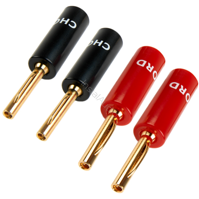 Chord Company BANANA Plug Screw (Termination Kit 4 x 4mm) - 4 sztuki - Pozłacane Wtyki Głośnikowe - Raty 20x0% - Darmowa dostawa od 50 zł - PayPo - Leasing - Odsłuchy Konin - Specjalna oferta!