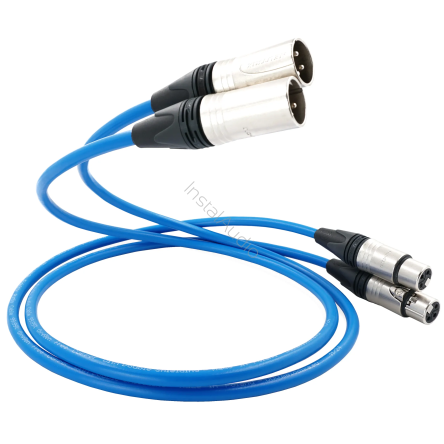 Melodika Sky Blue SB2X12 - 2x1.25m - Przewód Analogowy 2xXLR - 2xXLR - Raty 20x0% - Darmowa dostawa od 50 zł - PayPo - Leasing - Odsłuchy Konin - Specjalna oferta!