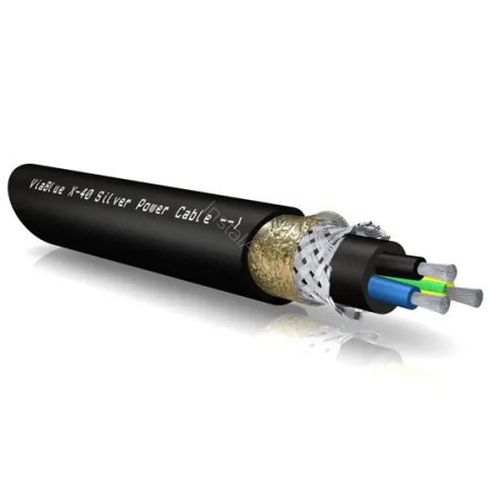 VIABLUE X-40 Silver Power Cable - Przewód Zasilający na metry - Cena za 1 mb - Raty 20x0% - Darmowa dostawa od 50 zł - PayPo - Leasing - Odsłuchy Konin - Specjalna oferta!