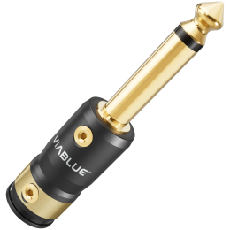 VIABLUE T8 TRS Audio Plugs 6.3 Mono - Wtyki Jack 6.3mm (Mono) (2 szt.)