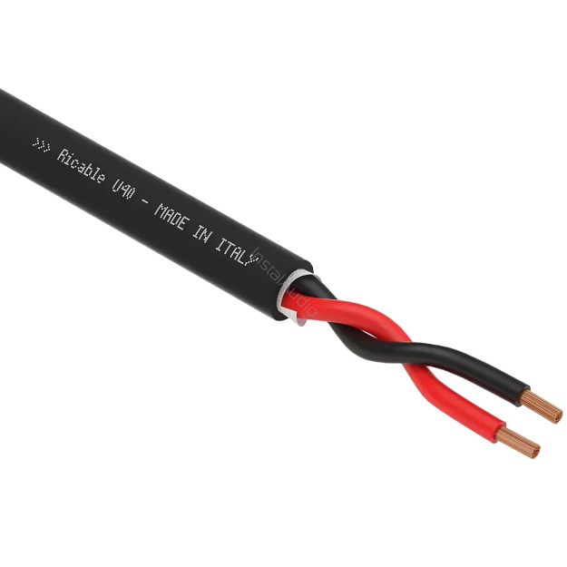 Ricable Custom Speaker U40 - 2 x 4 mm² - Przewód Głośnikowy (na metry) - Miedź OFC 99.999% - Raty 20x0% - Darmowa dostawa od 100 zł - PayPo - Leasing - Odsłuchy Konin - Specjalna oferta!