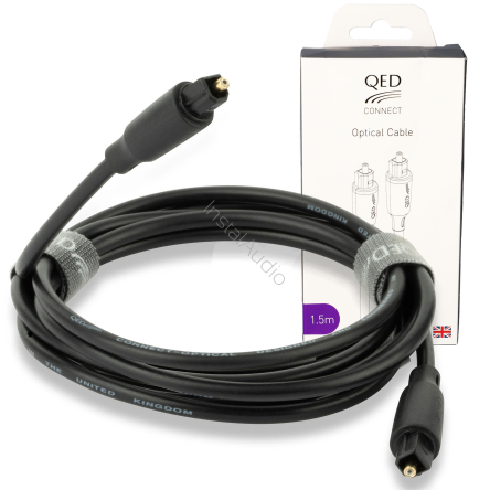 QED Connect Optical - 1.5m - (QE8174) - Przewód optyczny (Toslink) - Specjalne Kody Rabatowe - Instal Audio Konin