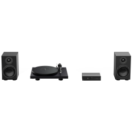 Pro-ject Colourful Audio System 2 (Satin Black / Czarny Satyna) - Kompletny Gramofonowy System Stereo - Raty 20x0% - Darmowa dostawa od 50 zł - PayPo - Leasing - Odsłuchy Konin - Specjalna oferta!