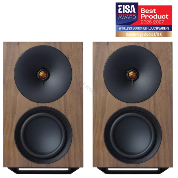 Cambridge Audio L/R X (Walnut / Orzech) - Zaawansowane Aktywne Głośniki Stereo