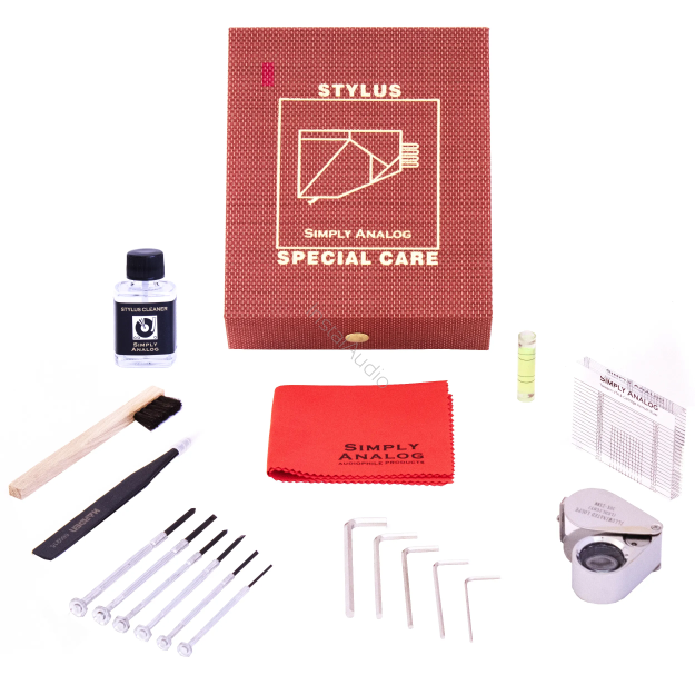 Simply Analog Stylus Kit - Zestaw do Regulacji i Czyszczenia Igły Gramofonowej - Raty 20x0% - Darmowa dostawa od 100 zł - PayPo - Leasing - Odsłuchy Konin - Specjalna oferta!