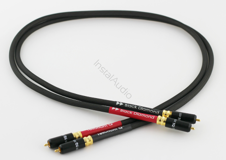 Tellurium Q Black Diamond RCA Cable - 2.5m - Interkonekt analogowy RCA - Raty 0% - Specjalne Kody Rabatowe - Instal Audio Konin