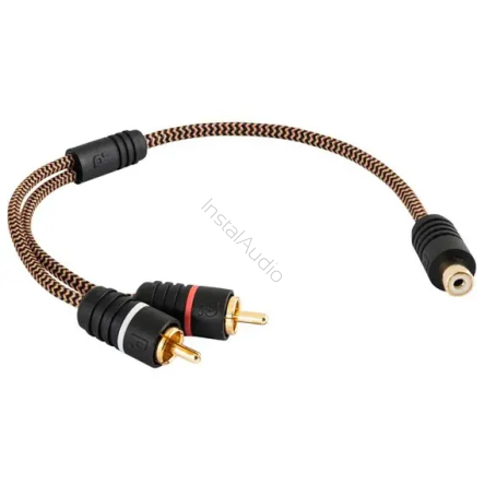 PROSON Arctic Series Subwoofer Cable Y-split - (ARSUBYF2M) - Rozgałęźnik Subwooferowy (z mono 1xRCA na stereo 2xRCA)