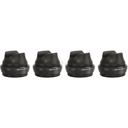 VIABLUE UFO DOME Cable Lifters (Black) - Podstawki pod Kable (4 szt.) - Raty 20x0% - Darmowa dostawa od 50 zł - PayPo - Leasing - Odsłuchy Konin - Specjalna oferta!