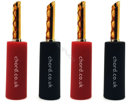 Chord Company Banana Plugs (4 sztuki) - Raty 20x0% - Darmowa dostawa od 50 zł - PayPo - Leasing - Odsłuchy Konin - Specjalna oferta!