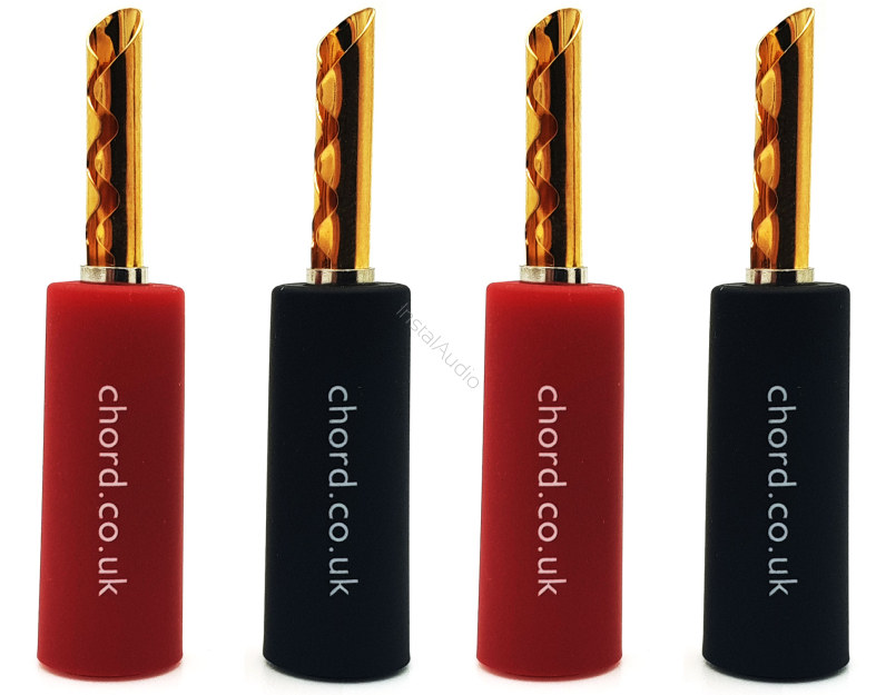 Chord Company Banana Plugs (4 sztuki) - Raty 20x0% - Darmowa dostawa od 100 zł - PayPo - Leasing - Odsłuchy Konin - Specjalna oferta!