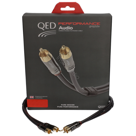 QED Performance Audio Graphite - 2x1.0m - (QE6101) - Przewód 2RCA-2RCA - Raty 0% - Specjalne Kody Rabatowe - Instal Audio Konin