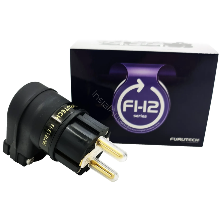 Furutech FI-E12L (G) -  Kątowy Wtyk Zasilający Schuko (EU) - Cena za 1 sztukę - Raty 20x0% - Darmowa dostawa od 50 zł - PayPo - Leasing - Odsłuchy Konin - Specjalna oferta!