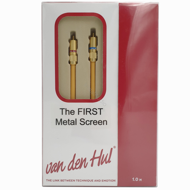 Van Den Hul The FIRST Metal Screen - 2x1.0m - Przewód Analogowy RCA - Raty 20x0% - Darmowa dostawa od 100 zł - PayPo - Leasing - Odsłuchy Konin - Specjalna oferta!