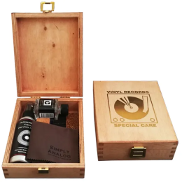 Simply Analog Wooden Cleaning Boxset (Drewniany) - Zestaw do Czyszczenia Gramofonu i Płyt Winylowych - Raty 20x0% - Darmowa dostawa od 50 zł - PayPo - Leasing - Odsłuchy Konin - Specjalna oferta!