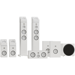 Monitor Audio Silver 300 7.1.4 AV System 8G (Satin White / Biały Satyna) - Zestaw Kolumn Kina Domowego 7.1.4