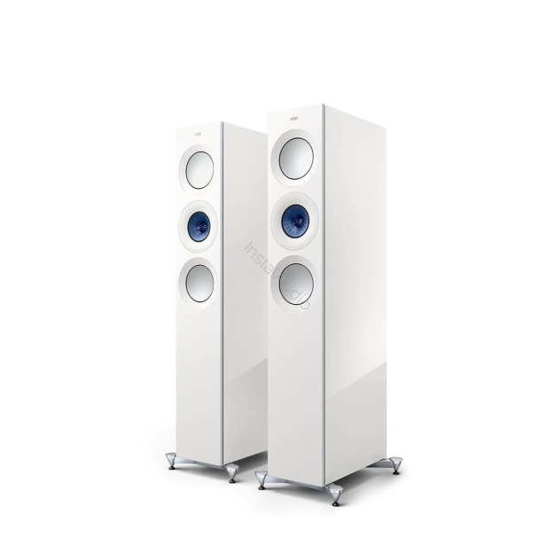 KEF Reference 3 Meta High-Gloss White/Blue - Raty 20x0% - Darmowa dostawa od 100 zł - PayPo - Leasing - Odsłuchy Konin - Specjalna oferta!