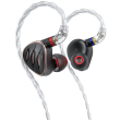 FiiO FH5s (Black / Czarny) -  Półotwarte słuchawki IEM - Raty 20x0% - Darmowa dostawa od 50 zł - PayPo - Leasing - Odsłuchy Konin - Specjalna oferta! - 2