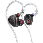 FiiO FH5s (Black / Czarny) -  Półotwarte słuchawki IEM - Raty 20x0% - Darmowa dostawa od 100 zł - PayPo - Leasing - Odsłuchy Konin - Specjalna oferta! - 2
