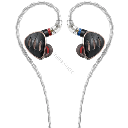 FiiO FH5s (Black / Czarny) -  Półotwarte słuchawki IEM - Raty 20x0% - Darmowa dostawa od 50 zł - PayPo - Leasing - Odsłuchy Konin - Specjalna oferta!